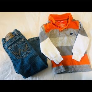 Toddler wrangler outfit 2T